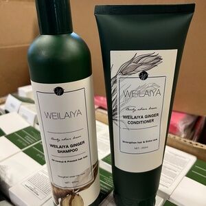 WEILAIYA Silicone-Free Ginger Shampoo 400ML WEILAIYA Conditioner 250ML